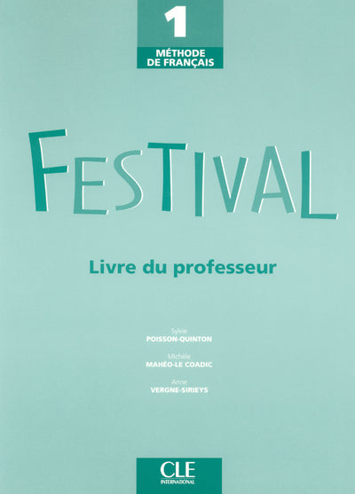 Festival Niveau 1 professeur