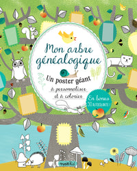 Mon arbre généalogique: Un poster géant à personnaliser et à colorier