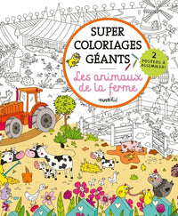 Super coloriages géants Les animaux de la ferme