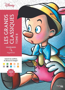 Coloriages mystères Les Grands classiques Disney Tome 8