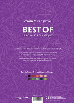 Coloriages mystères Grands classiques Disney Best of