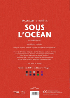 Coloriages mystères Disney - Sous l'océan