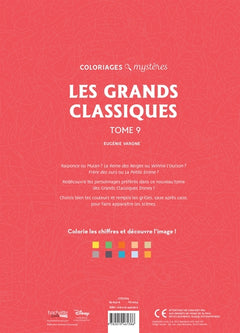 Coloriages mystères Disney Grands classiques 9