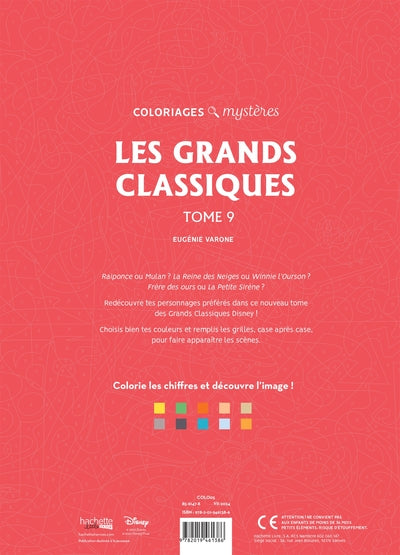 Coloriages mystères Disney Grands classiques 9