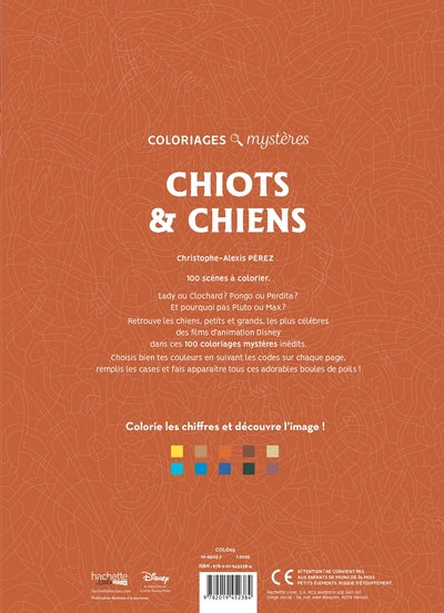 Coloriages mystères Disney Chiots et chiens