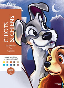 Coloriages mystères Disney Chiots et chiens