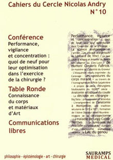 Cahiers du Cercle Nicolas Andry n°10