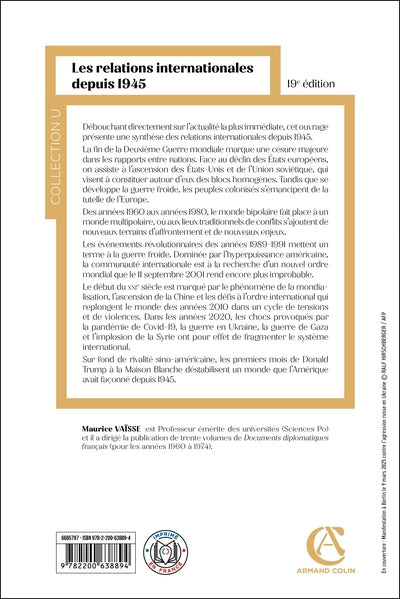 Les relations internationales depuis 1945