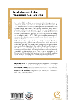 La révolution américaine et la naissance des États-Unis