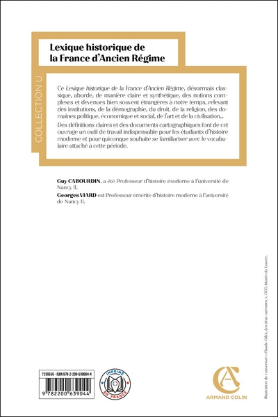 Lexique historique de la France d'Ancien Régime