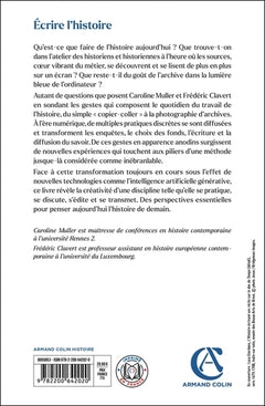 Ecrire l'histoire