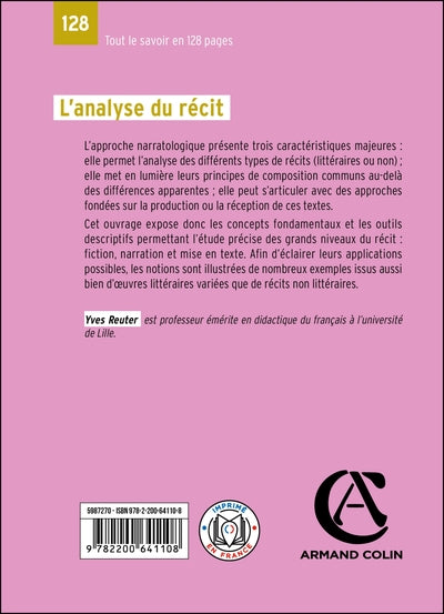 L'analyse du récit
