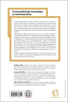 Géomorphologie dynamique et environnement