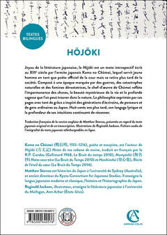 Hôjôki - Notes de ma cabane de moine