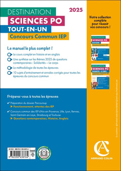 Destination Sciences Po - Concours commun IEP 2025