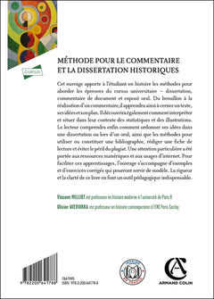 Méthode pour le commentaire et la dissertation historiques
