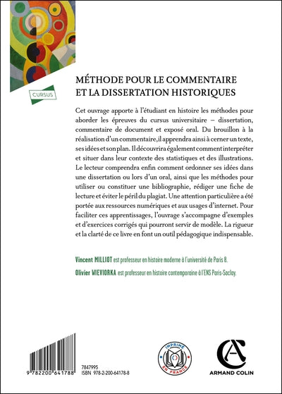 Méthode pour le commentaire et la dissertation historiques