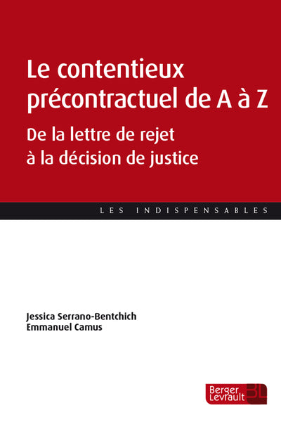 Le contentieux précontractuel de A à Z