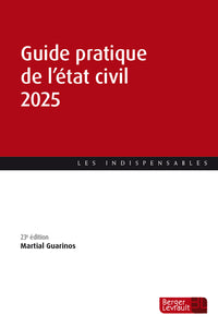 Guide pratique de l'état civil 2025
