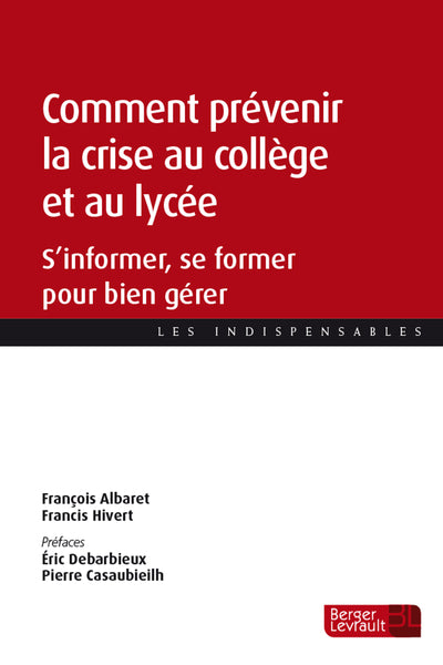 Comment prévenir la crise au collège et au lycée