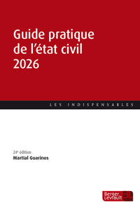 Guide pratique de l’état civil 2026 (24e éd.)