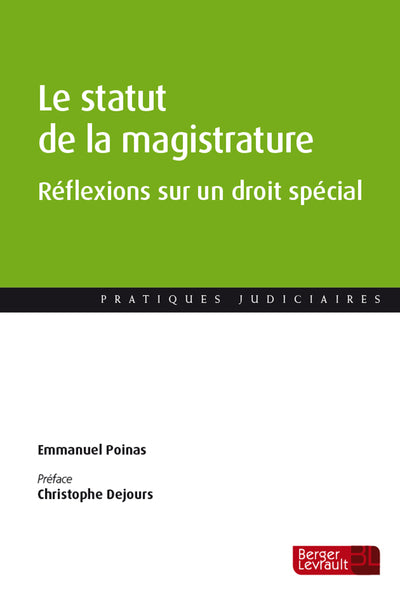 Le statut de la magistrature