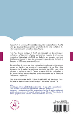 L'expression symbolique et emblématique du Rite Écossais Rectifié