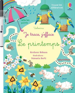 Le printemps - Je trace, j'efface