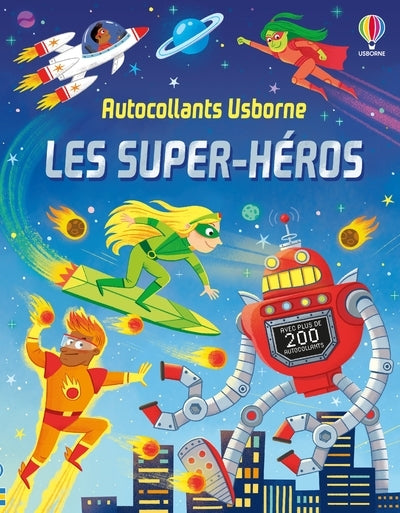 Les super-héros - Premiers autocollants