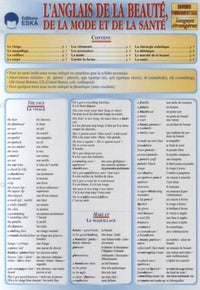 L'anglais de la beauté