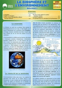 Biologie 2 : La biosphère et l'environnement