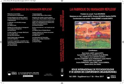 LA FABRIQUE DU MANAGER REFLEXIF-RIP56 VOL XXIII-SUPP HIVER 2017