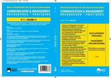 COMMUNICATION ET MANAGEMENT VOL.13 N°2-2016