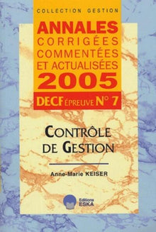 Annales 2005 corrigées commentées DECF N