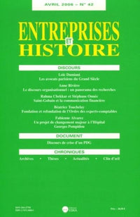 Entreprises et histoire 42 discours