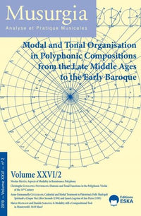 Modal and Tonal Organisation in Polyphonic Compositions
