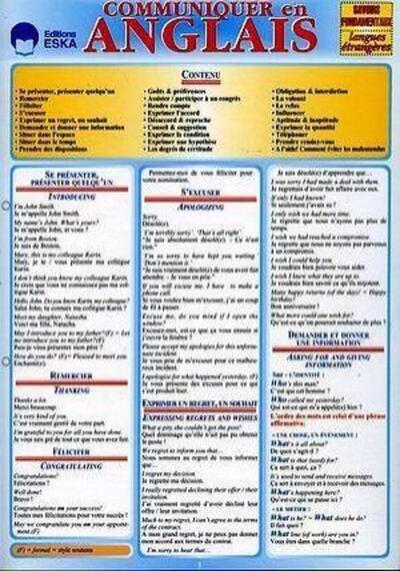 COMMUNIQUER EN ANGLAIS SAVOIRS FONDAMENTAUX