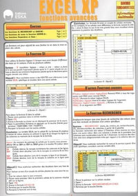 EXCEL XP FONCTIONS AVANCEES