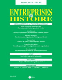 Entreprises et histoire 82 avril 2016