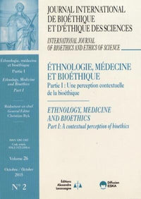 JOURNAL INTERNATIONAL DE BIOETHIQUE 2 2015 ETHNOBIOETHIQUE
