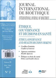 Revue JIB 2 2014 Ethique Gouvernance et Décisions en Santé