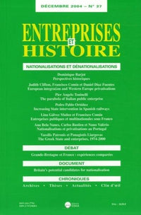 Entreprises et histoire 37 nationalisation