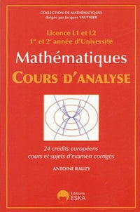 Cours d'analyse licence L1 et L2