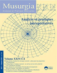 Analyse et pratiques interprétatives - Musurgial 1-4