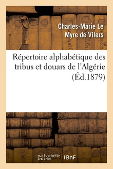 Répertoire alphabétique des tribus et douars de l'Algérie