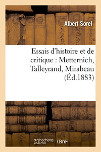Essais d'histoire et de critique