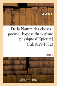 De la nature. Livres IV-VI