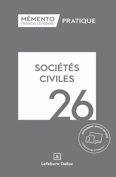 Mémento Sociétés civiles 2026