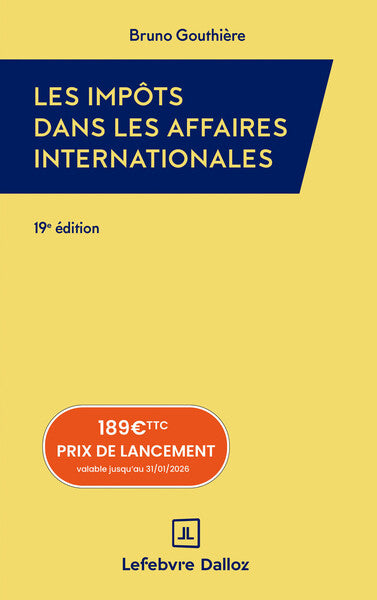 Impôts dans les affaires internationales 2026