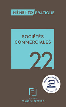 Mémento sociétés commerciales 2022